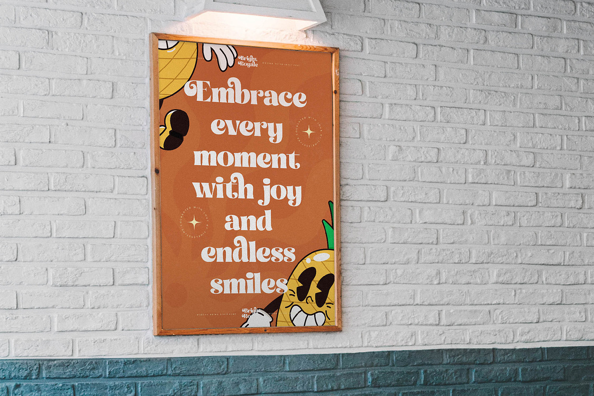 Bright Royale - Modern Retro Serif, a Serif Font by timelesstype.co (Photo 13 of 20)