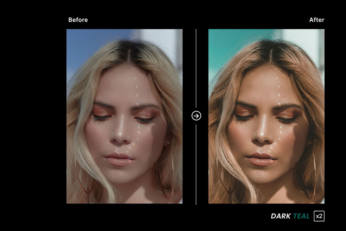 Dark Teal - Actions and Presets, an Action Add-On by Hydrozi Presets (Photo 4 of 8)