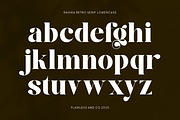 Ragika - Elegant Retro serif, a Serif Font by Flawless And Co (Thumbnail 9 of 10)