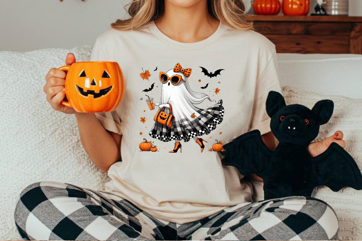Cute Halloween Ghost Png, an Illustration by Libby Wishes (Photo 5 of 6)