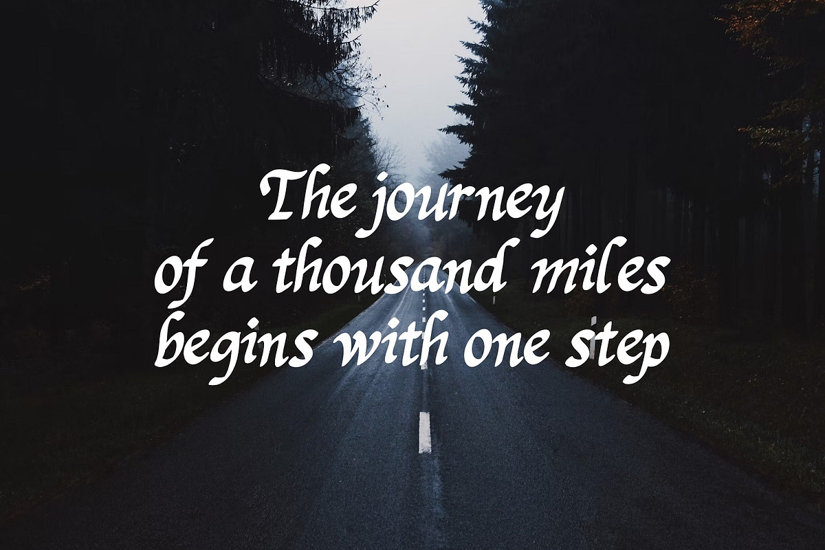 Road Corner Handwritten Script Font, a Script Font by Gumrega Studio (Photo 4 of 6)
