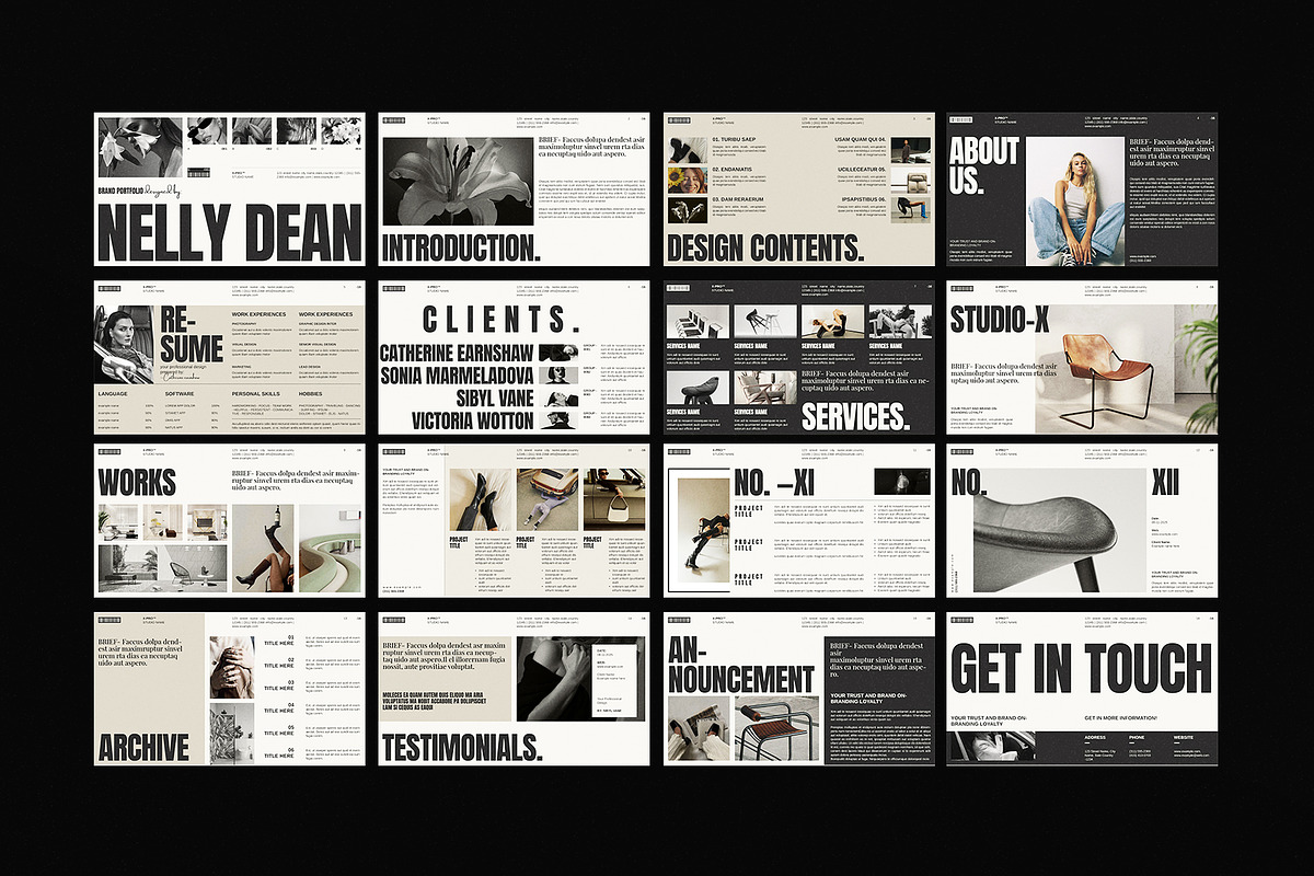 Brand Portfolio Presentation Design, a Presentation Template by ArtisanaAura (Photo 9 of 9)
