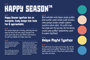 Happy Season Font Family, a Sans Serif Font by Asenbayu (Thumbnail 12 of 14)