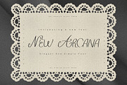 New Arcana | Minimalist Cursive Font, a Handwritten Font by Ashiya Pixel (Thumbnail 1 of 9)