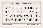 RATHER RISQUE - Ligature Serif Font, a Serif Font by SilverStag Type Foundry (Thumbnail 23 of 27)