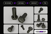 Bolt Mockup, a Product Mockup by hiddemaru (Thumbnail 2 of 4)