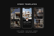 Just Listed Real Estate Templates, a Social Media Template by Instprofi | Studio Estimo (Thumbnail 4 of 8)