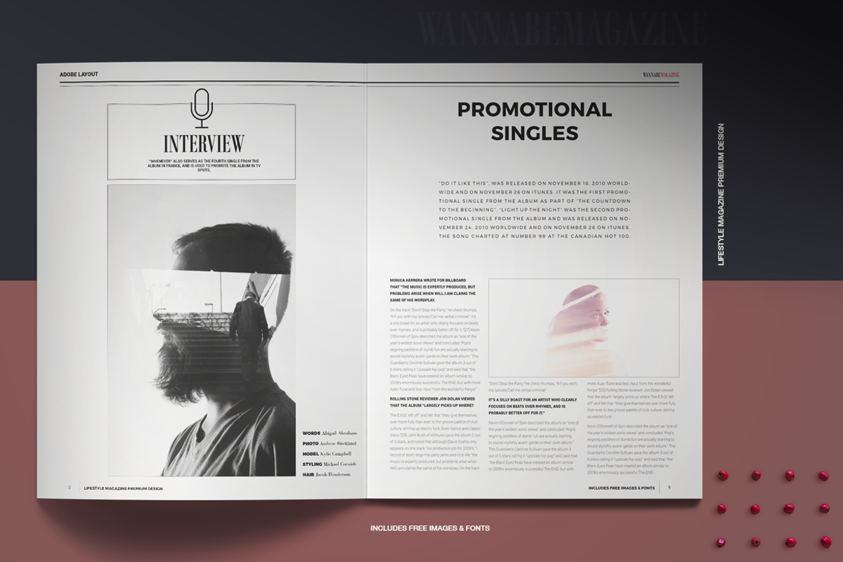 WANNABE magazine, a Magazine Template by Boris Cupac (Photo 7 of 21)