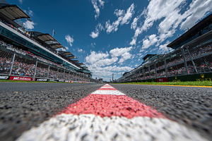 Race Track Grandstand Crowd Action P, an Abstract Photo by Pixeness Studio