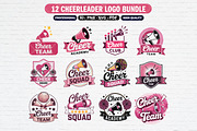 12 Cheerleader SVG Clipart Bundle, a Sport Illustration by Guavanaboy (Thumbnail 1 of 4)