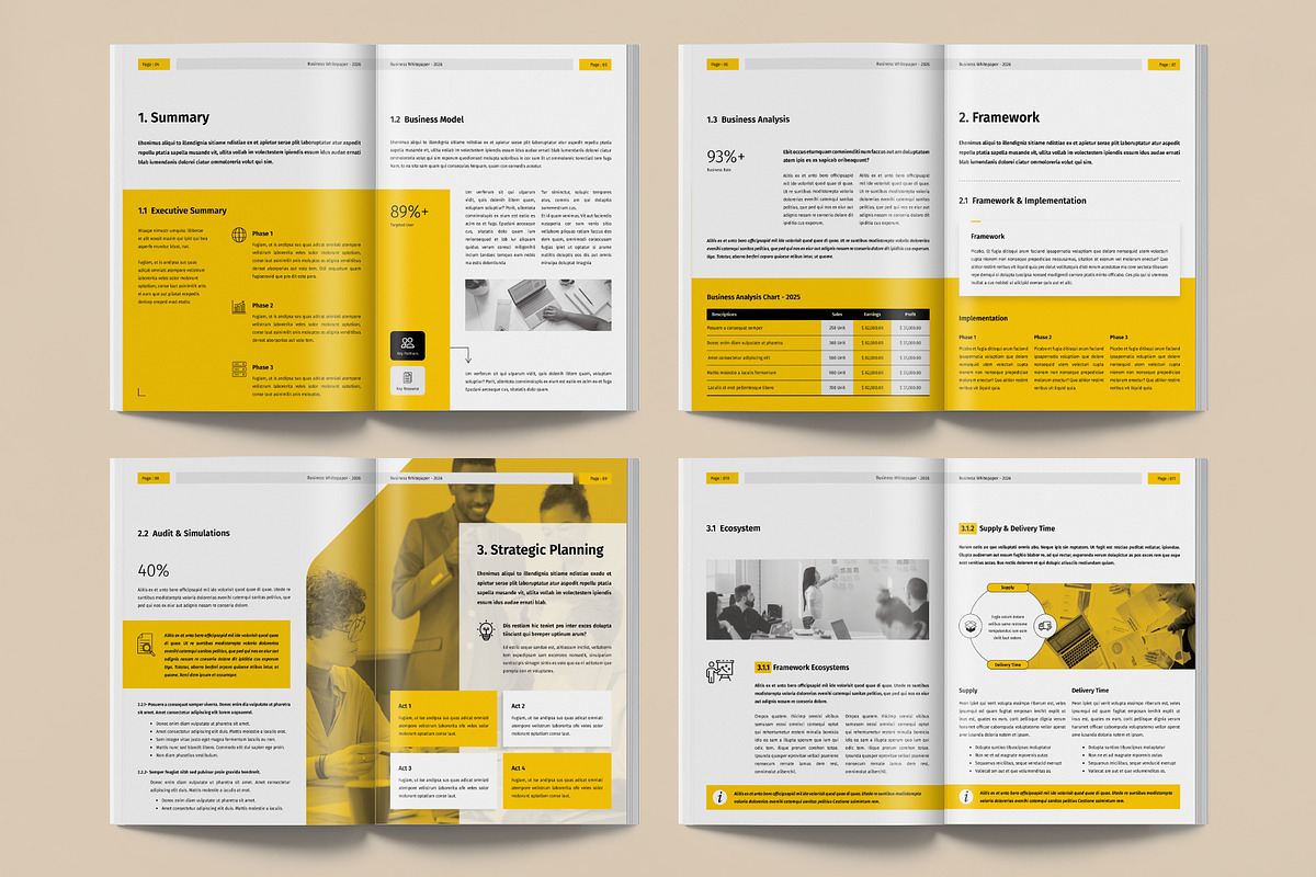 White Paper Bundle, a Brochure Template by Orcshape Studio (Photo 20 of 29)