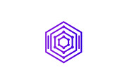 Modern Hexagonal Tech Radar Logo, a Branding & Logo Template by Vectorium Studio (Thumbnail 1 of 9)