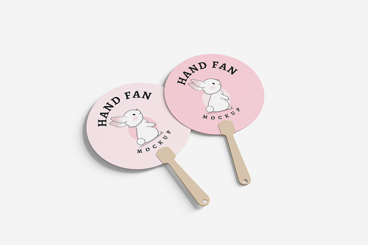 Hand Fan Mockup, a Product Mockup by bimockup (Photo 5 of 6)