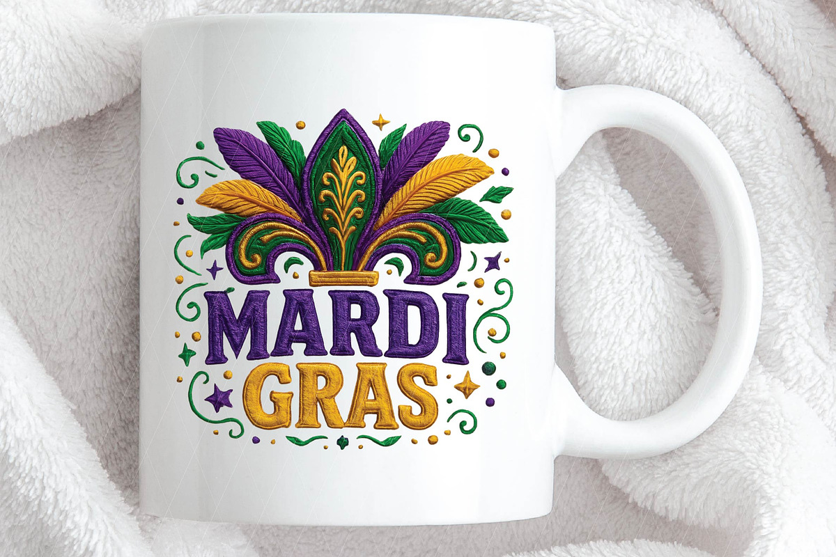 Faux Yarn Mardi Gras Png Carnival Pn, an Illustration by DreamPrint404 (Photo 3 of 6)