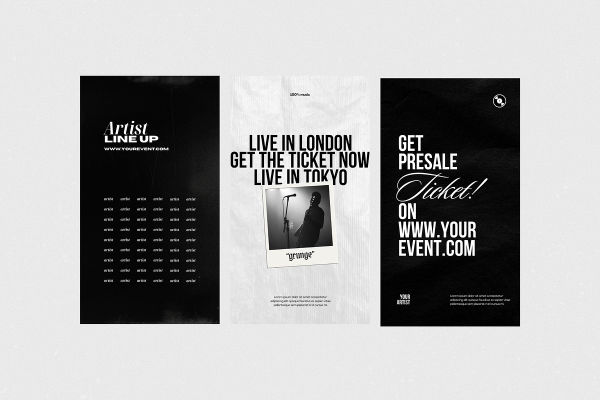 music festival / Social Media Kit preview 7