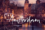 Amsterdam Handwritten Font, a Script Font by Vera Holera (Thumbnail 1 of 5)