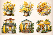 Cozy Summer Clipart, an Illustration by Digital Artistic99 (Thumbnail 3 of 11)