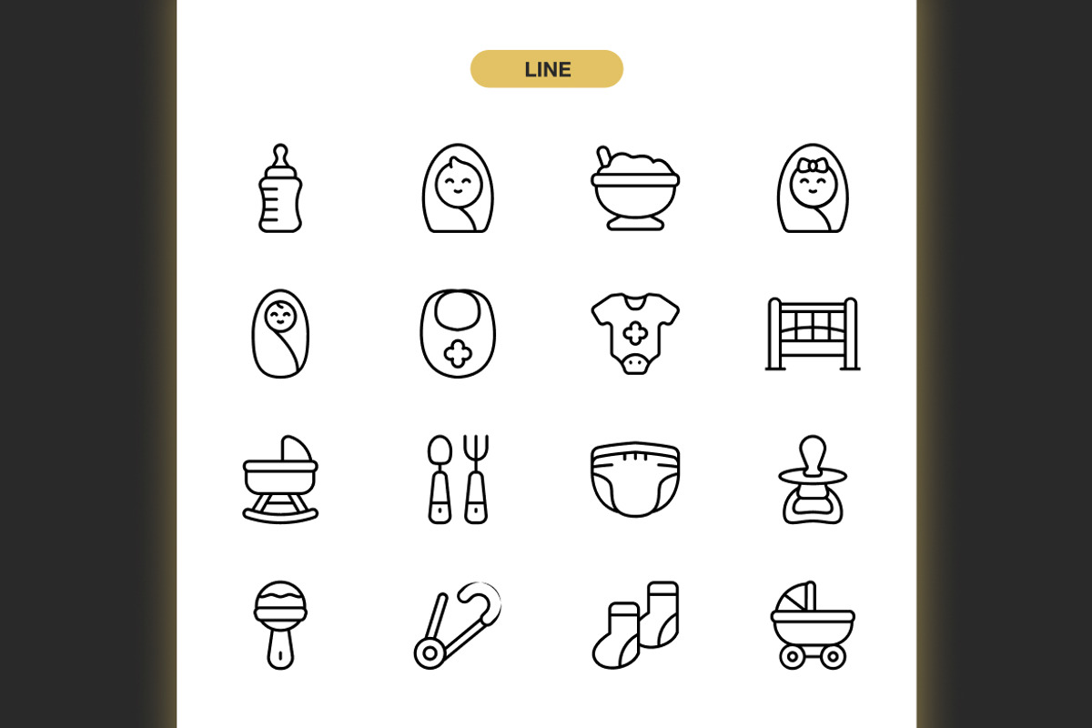 Baby Icons, an Icon by Spacepixel Creative (Photo 2 of 3)