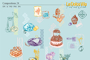 La Dolce Vita-Food and Drink, a Seasonal Illustration by Collection by VY (Thumbnail 7 of 11)