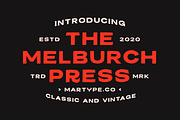 Melburch Township Typeface, a Font by Martype (Thumbnail 2 of 9)