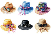 Summer Elegant Hat Clipart Bundle, an Illustration by Pixels.Craft (Thumbnail 3 of 8)