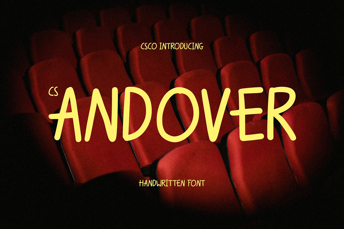 CS Andover–Playful Handwritten Font, a Handwritten Font by Craft Supply Co. (Photo 1 of 8)