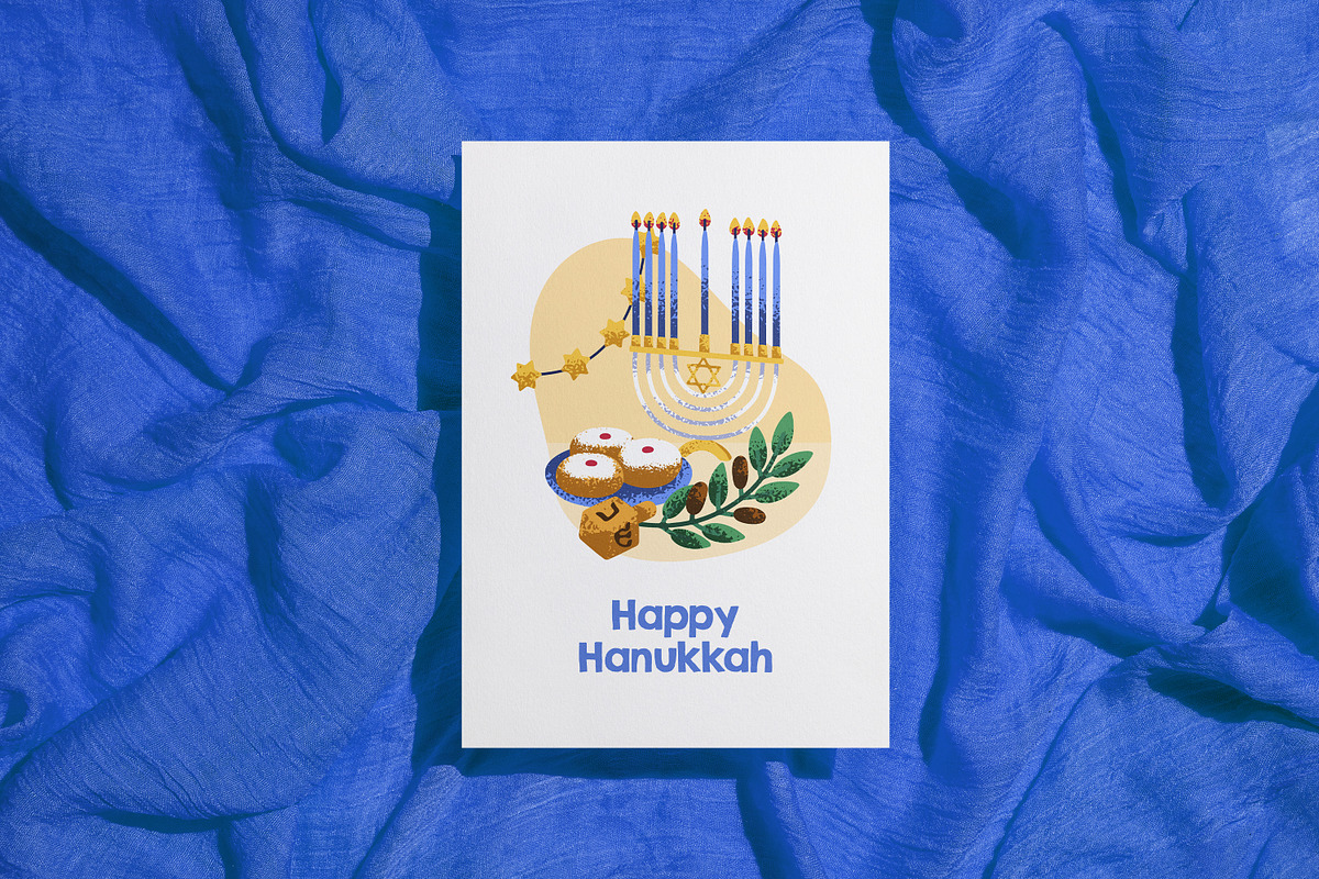 Hanukkah, Jewish holiday set, an Object Illustration by Good Studio (Photo 5 of 5)