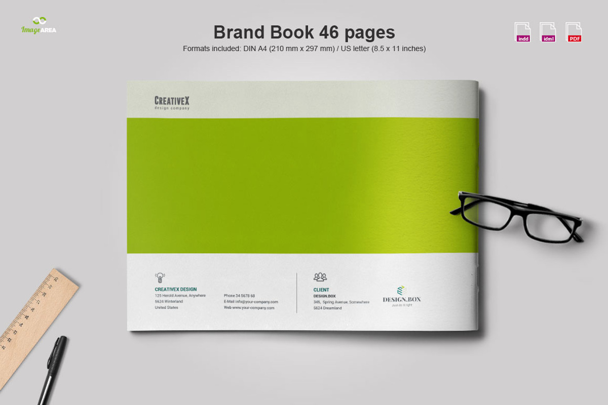 Landscape Brand Book, a Brochure Template by Imagination Area (Photo 12 of 13)