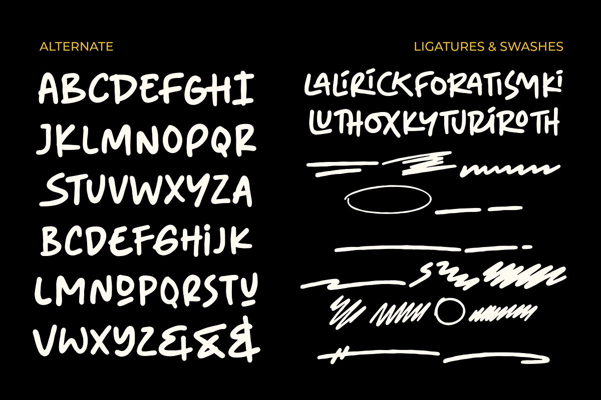 Ngopi Santuy - A Marker Font, a Handwritten Font by Ainun Jinan (Photo 11 of 11)