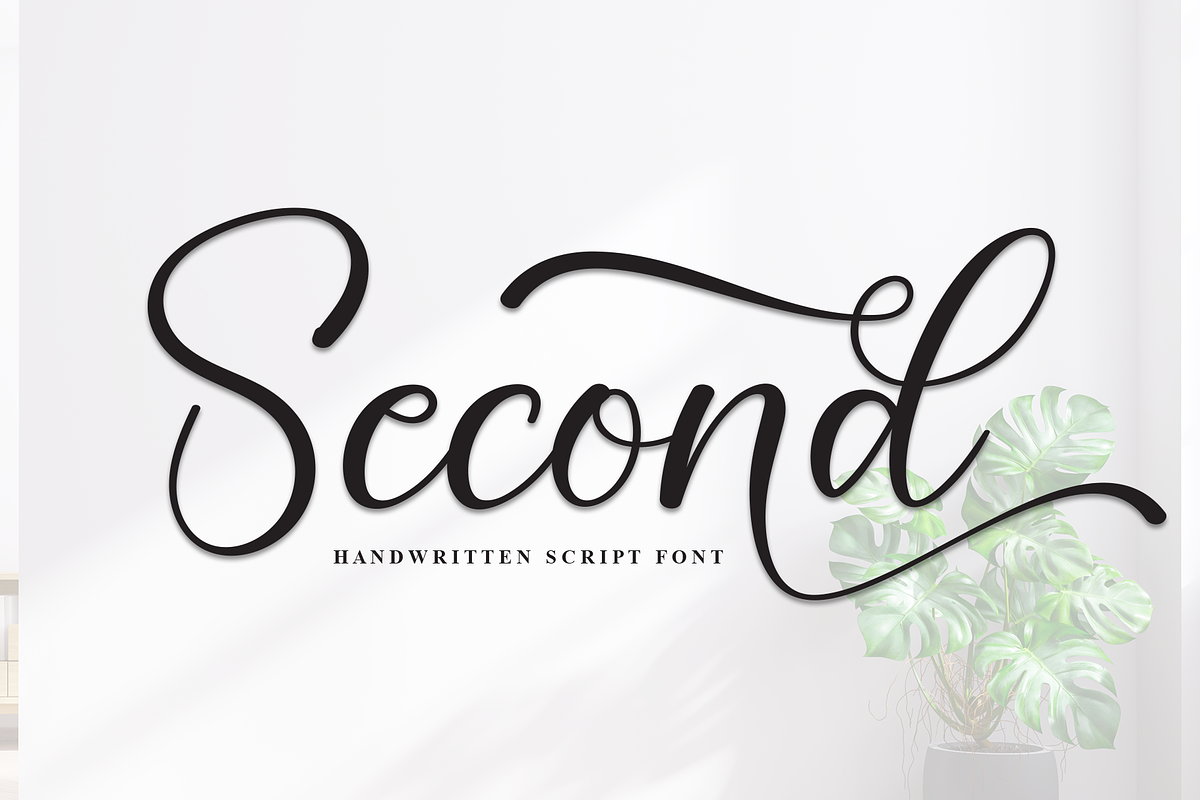 Second | Script Font, a Handwritten Font by Scratchones (Photo 1 of 9)