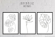 Strelitzia Monstera Digital Prints, a Decorative Illustration by Sunset&Sea Design (Thumbnail 1 of 4)
