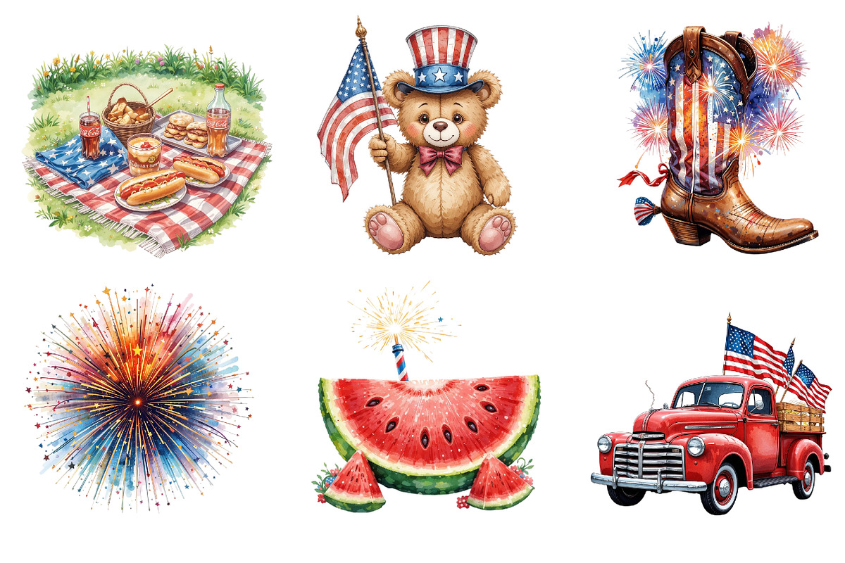4th of July Sublimation, an Illustration by DreamArtGraphic (Photo 4 of 4)