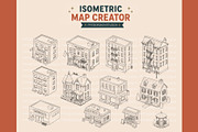 Isometric city creator illustration, an Object Illustration by PDknyStudio (Thumbnail 8 of 9)