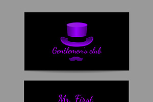 Gentlemen Club, Horizontal Card