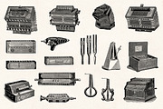 Musical Instruments Engravings Set, an Illustration by Graphic Goods (Thumbnail 6 of 9)