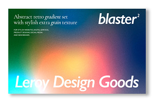 BLASTER Retro Gradient Textures