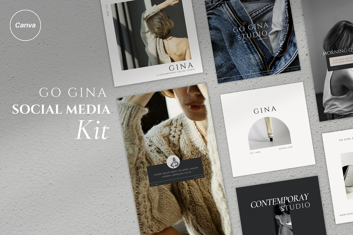 Minimalist Canva Instagram Templates, a Social Media Template by Turia Avenue (Photo 1 of 5)