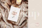 Christmas Card Mockup, a Product Mockup by MoMockups (Thumbnail 3 of 3)