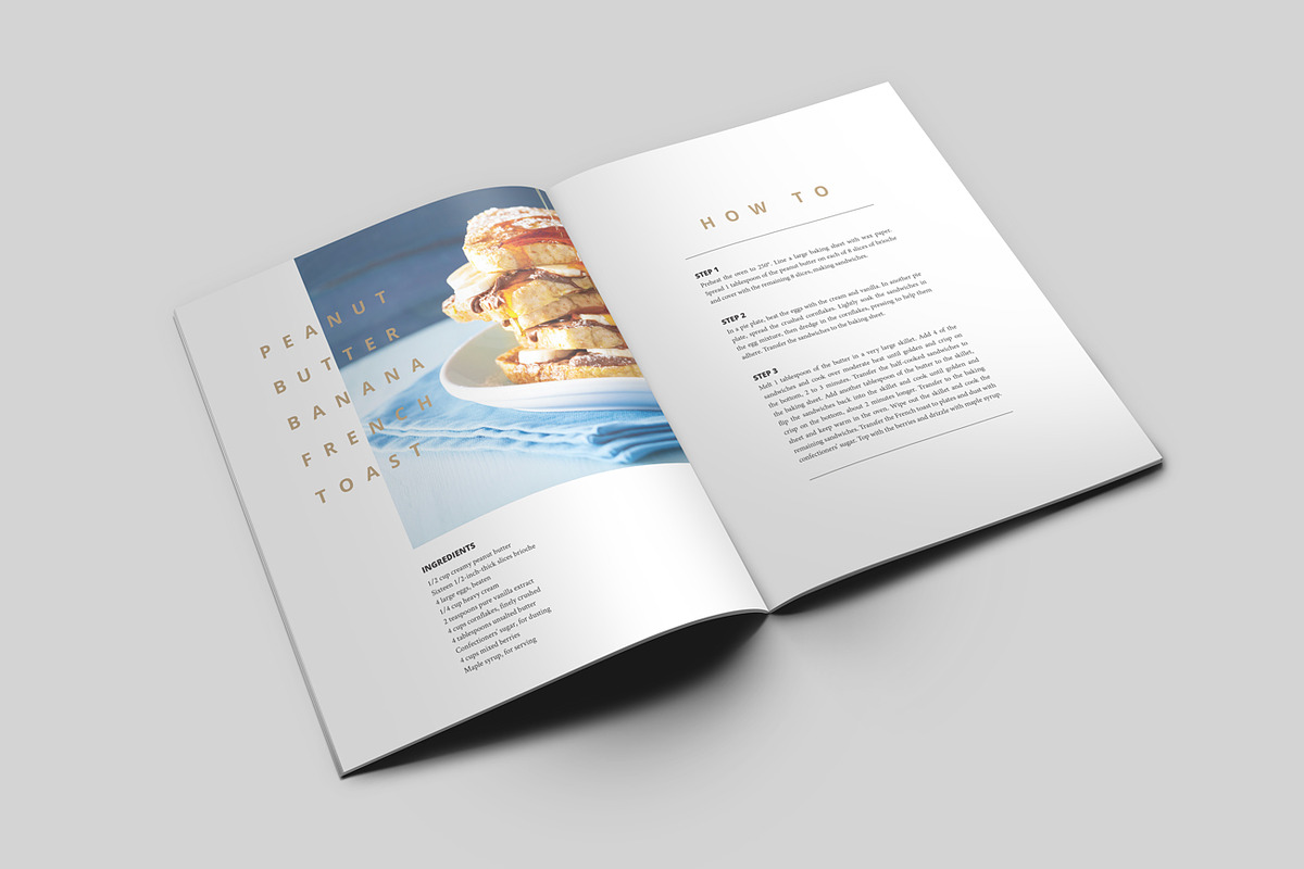 MoDish - A Modern Cookbook Template, a Brochure Template by Prixel Creative (Photo 4 of 18)