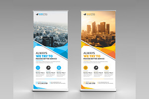 Corporate Business Roll Up Banner