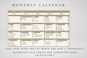 Google Sheets Monthly Calendar 2024