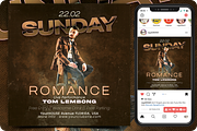 Sunday Romance Flyer, a Flyer Template by regalDRAW (Thumbnail 4 of 4)