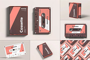 Cassette Mock-up, a Product Mockup by zippypixelstudio (Thumbnail 1 of 15)