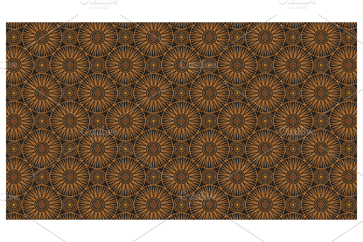 Geometric art deco ornament, a Pattern Graphic by Creative Backgrounds