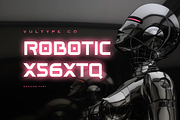Boxigen - Futuristic Tech Font, a Sans Serif Font by Vultype Co. (Thumbnail 3 of 9)