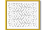 Flower geometric pattern with roses, a Pattern Graphic by RODINA (Thumbnail 2 of 3)