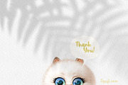 Student kitten read a book, an Animal Illustration by Azuzlikus (Thumbnail 3 of 3)
