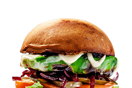 American burgers from black red bre stock photo containing hamburger and