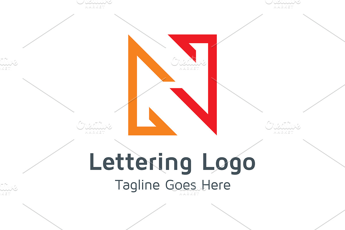 20 Logo Lettering N Template Bundle, a Branding & Logo Template by Acongraphic (Photo 5 of 21)