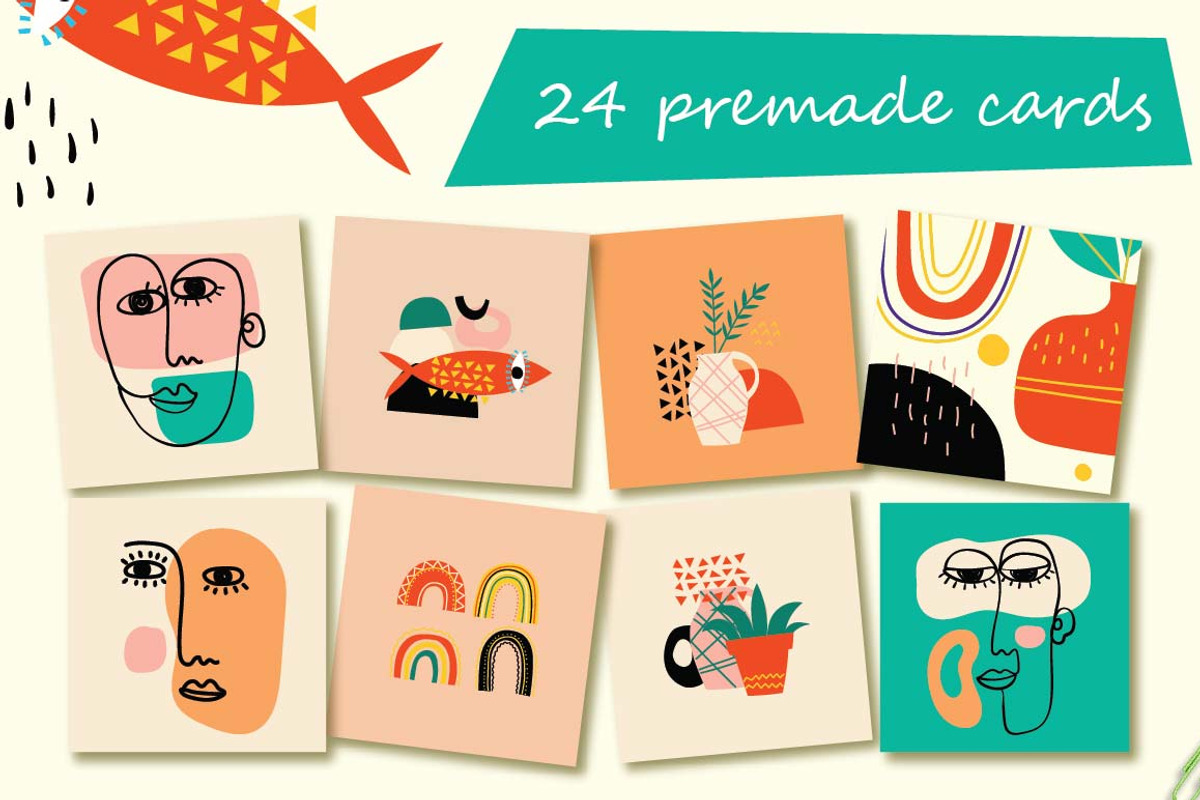 150+ Abstract graphic illustrations, a Decorative Illustration by Virinaflora (Photo 9 of 15)